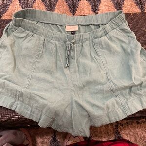 Universal Thread Mint Green High Waist Shorts